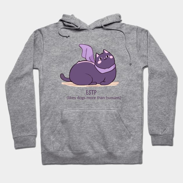 ESTP cat Hoodie by haventhings